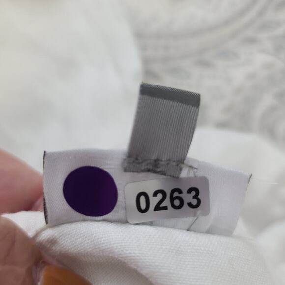 JM collection womens linen/cotton boxy button up white Sz 16 resort wear beachy - Picture 8 of 8